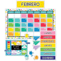 Happy Place Spanish Calendar Bulletin Board Set | 138 pieces