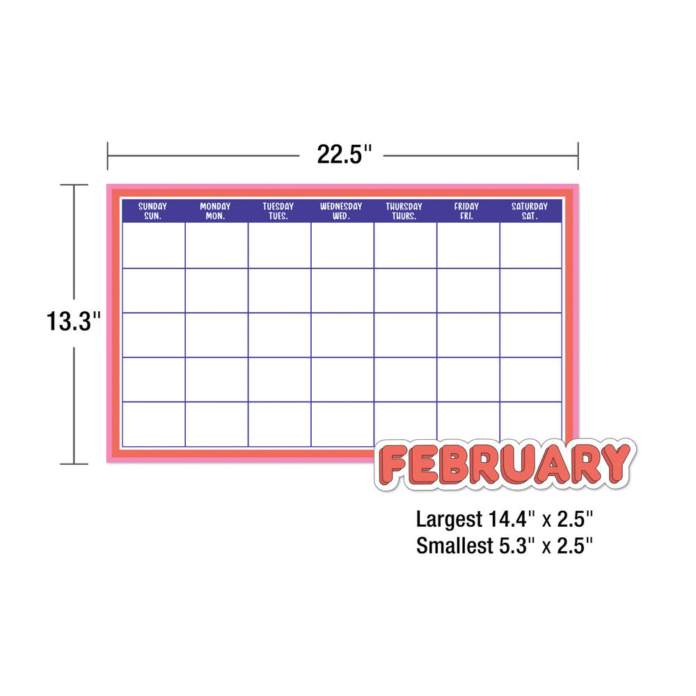 We Stick Together | Calendar Bulletin Board Set
