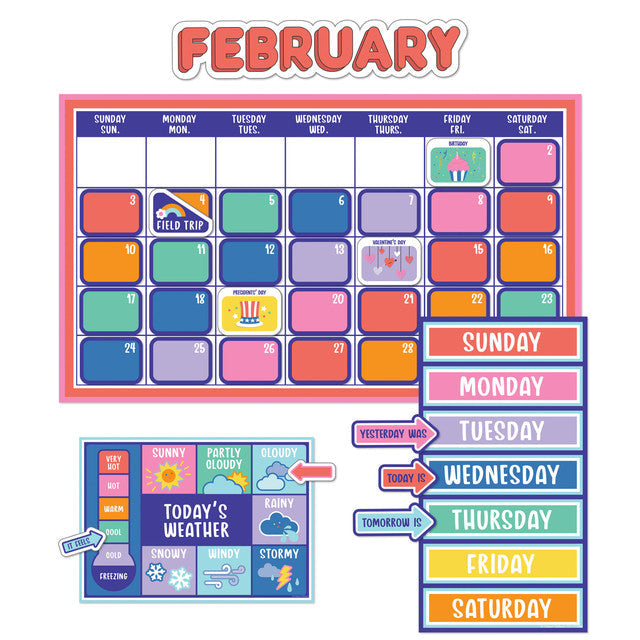 We Stick Together | Calendar Bulletin Board Set