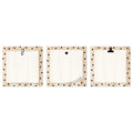 POLKA DOTS ON WOOD 3INCH DESIGNER CUT OUTS 36 PCS