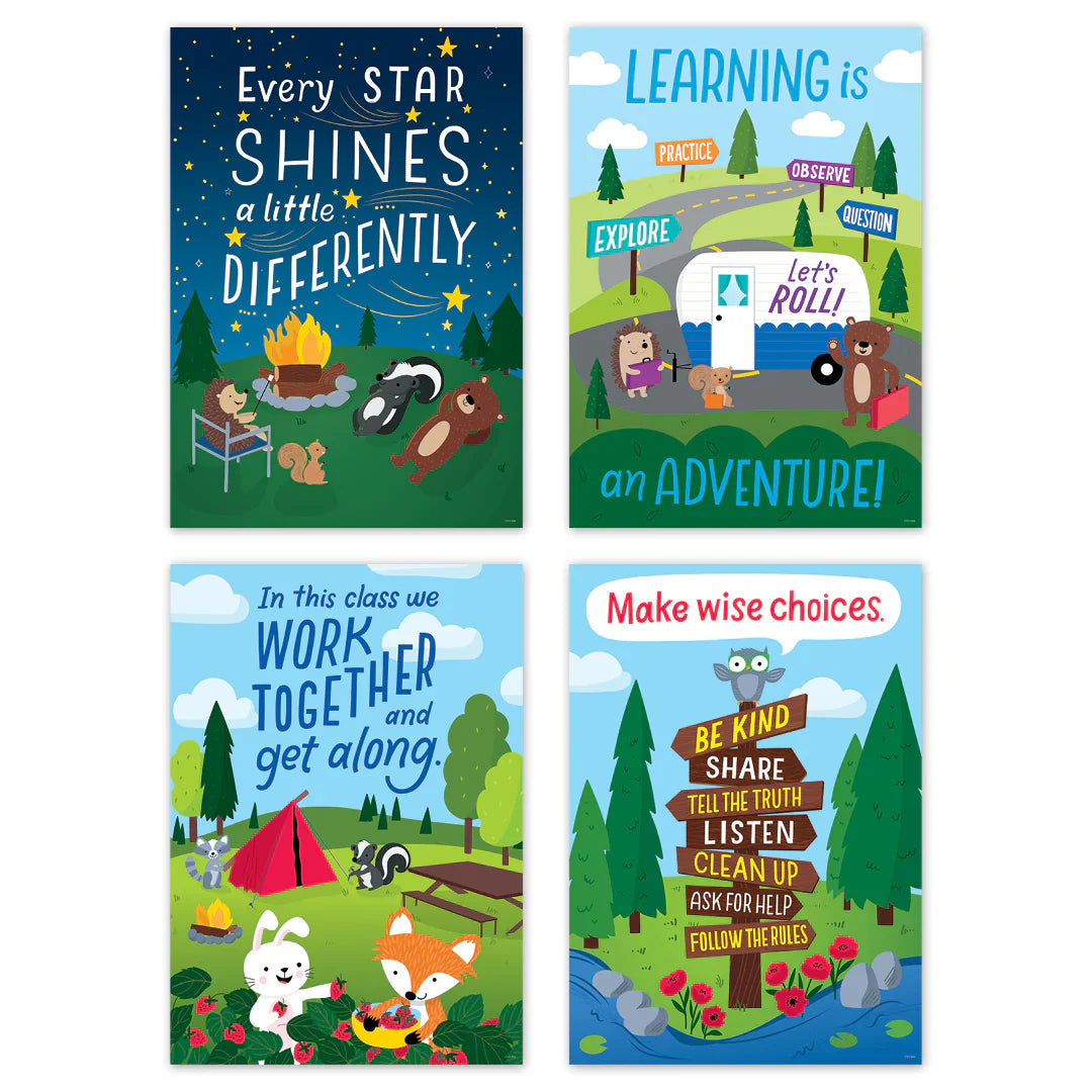 Woodland Friends Inspire U |  4-Poster Pack | Woodland Friends