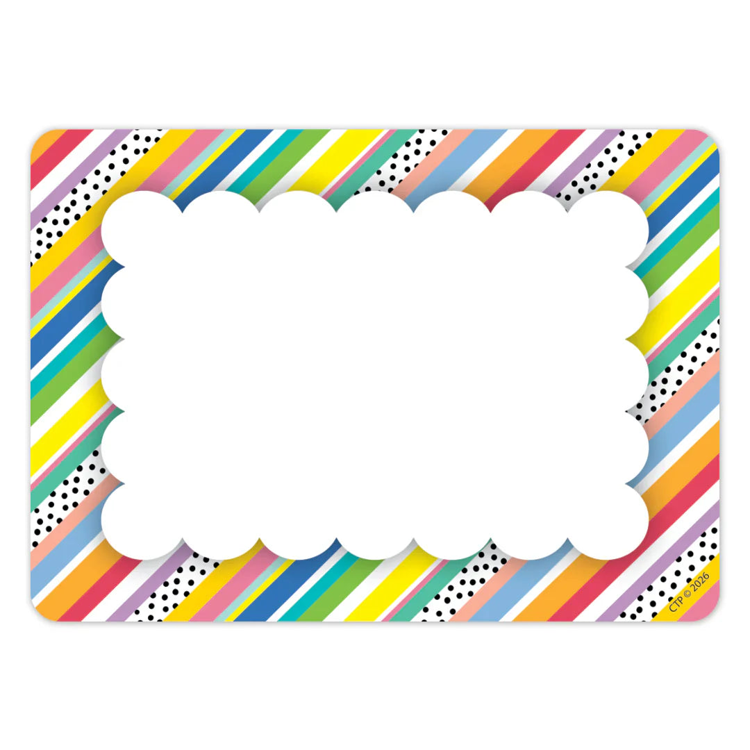 Core Decor Stripes and Dots Labels | 36 labels