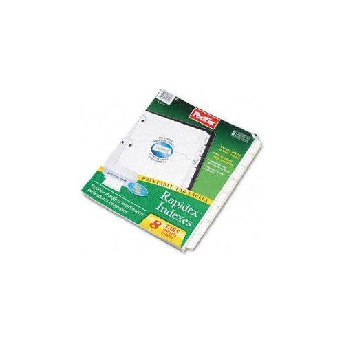 CUSTOM LABEL DIVIDERS 8 TABS LETTER 5 SET