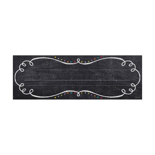 CHALK IT UP! SWIRLS AND TWIRLS NAME PLATES