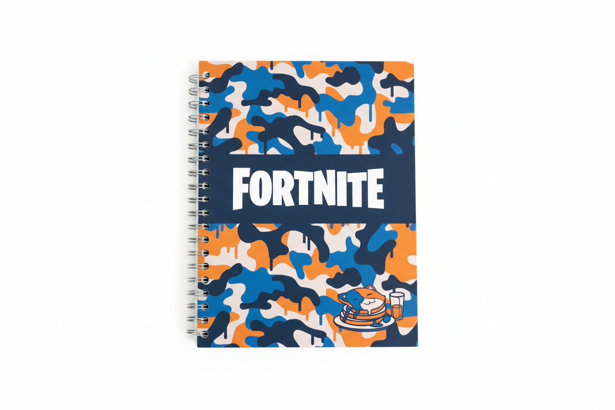 Libreta Fortnite 10 Div Gde | 200 Hojas