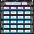 CHALKBOARD BRIGHTS 7 POCKET CHART