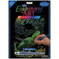ENGRAVING ART SEA TURTLE 3 PC