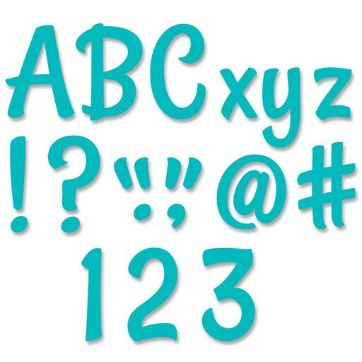 STYLISH TURQUOISE DESIGNER LETTERS