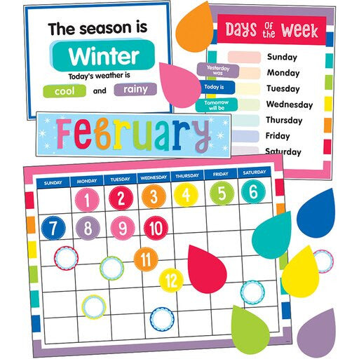 HELLO SUNSHINE CALENDAR BULLETIN BOARD SET