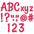 STYLISH POPPY RED DESIGNER LETTERS