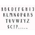 SIMPLY SASSY WHITE TERRAZZO DECO LETTERS
