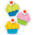 Cupcakes Assorted Mini Cutouts |  36 cut-outs