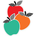 BLACK WHITE & STYLISH BRIGHTS APPLES EXTRA LARGE