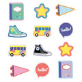 WE STICK TOGETHER HELLO SCHOOL CUTOUTS 36PCS