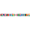 International Flags Straight Border