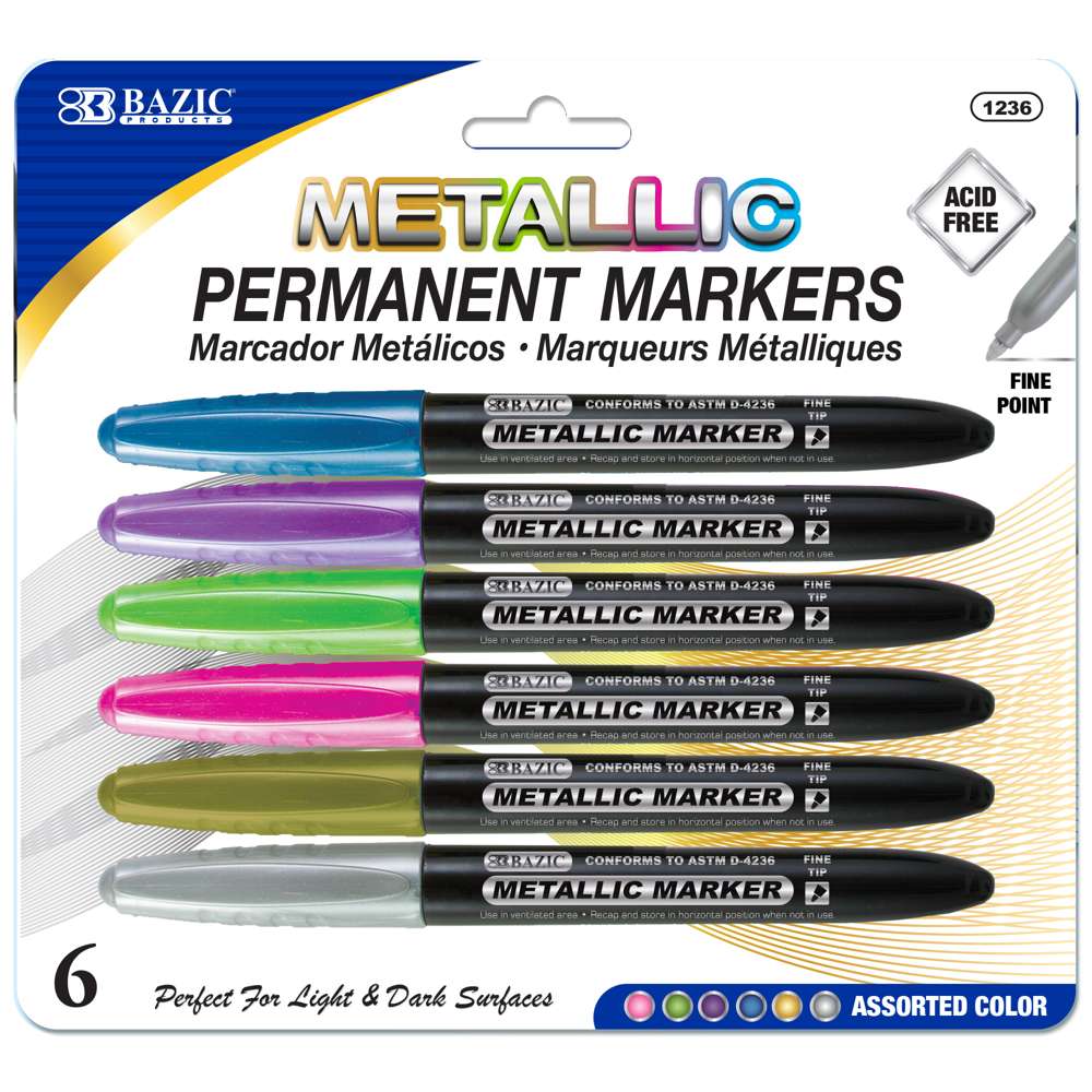 Metallic Marker | 6 pk