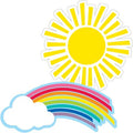 RAINBOWS & SUNS CUT-OUTS