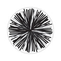 SIMPLY STYLISH BLACK & WHITE POMPOM CUT OUTS