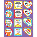 GOD'S LOVE SHAPE STICKERS 72 STICKERS