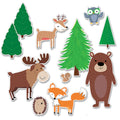JUMBO WOODLAND FRIENDS BULLETIN BOARD SET 11 PCS