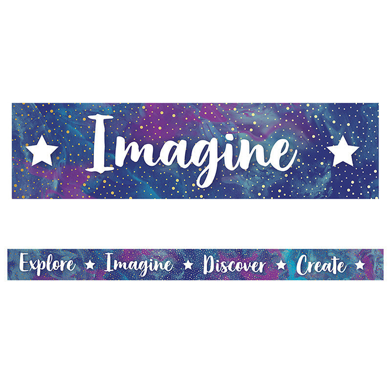 Galaxy Straight Bulletin Board Borders | 12 strips