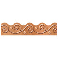 I LOVE METAL COPPER SCROLLS BORDER