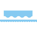 LIGHT BLUE BORDER SCALLOPED