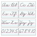 BASIC ALPHABET CURSIVE