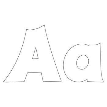 LETTERS SOLID WHITE