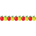 GREEN AND RED APPLES BORDER