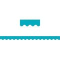 TEAL SCALLOPED BORDER