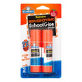 REPOSITIONABLE SCHOOL GLUE STICK 2CT 0.53OZ