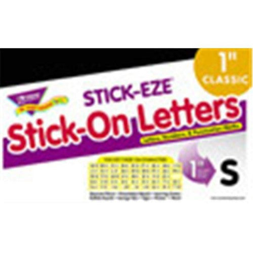 LETTERS SELF-ADHESIVE BLACK