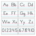 BASIC ALPHABET MANUSCRIPT BULLETIN BOARD