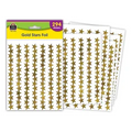 GOLD STARS FOIL STICKERS 294 PK
