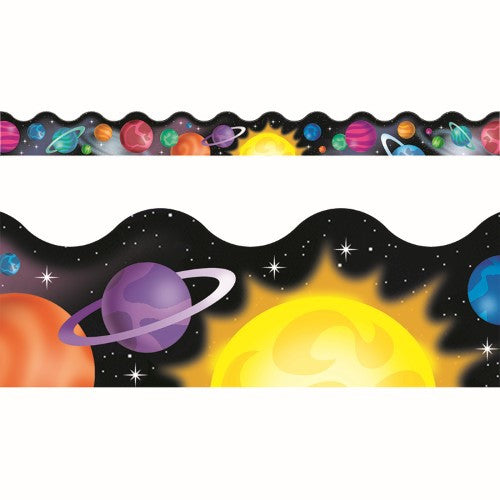 SUPER SPACE BORDER SCALLOPED