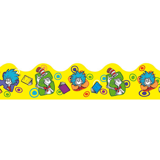 BORDER EXTRA WIDE DR. SEUSS YELLOW