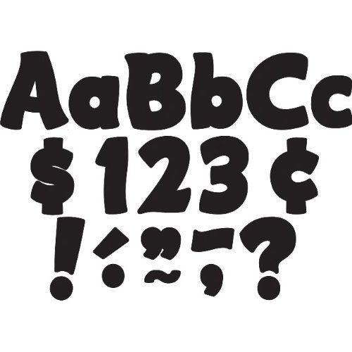 BLACK FUNTASTIC LETTERS COMBO PACK