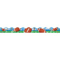 BORDER SCALLOPED FOOTBALL