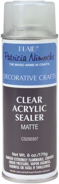 Plaid Clear Acrylic Sealer Aerosol Spray | 6oz