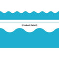 BORDER SKY BLUE SOLID SCALLOPED