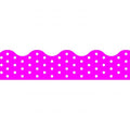 BORDER POLKA DOTS PINK