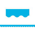 AQUA SOLID SCALLOPED BORDER