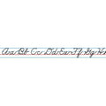 BORDERS CURSIVE ALPHABET DESK TAPE