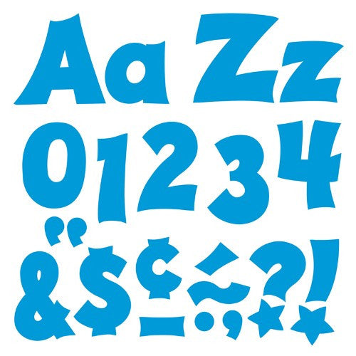 LETTERS SOLID BLUE