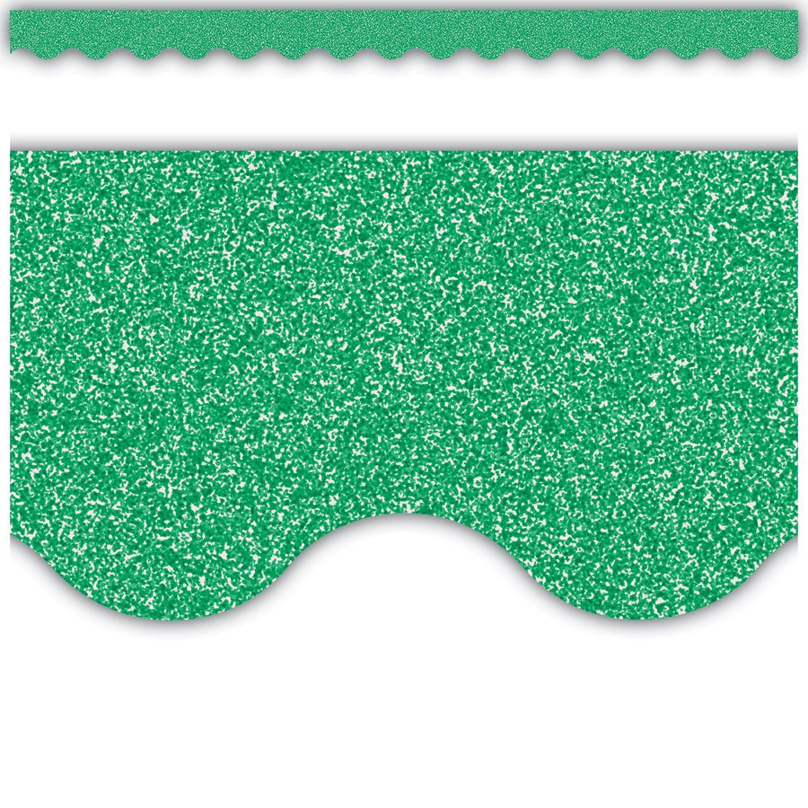 GREEN GLITZ BORDER