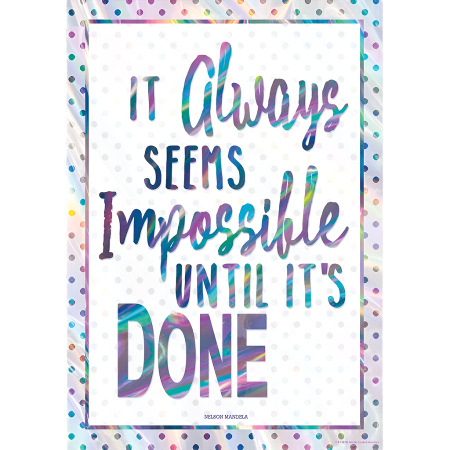 IT ALWAYS SEEMS IMPOSSIBLE POSTER