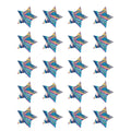 IRIDESCENT START STICKERS 120PCS