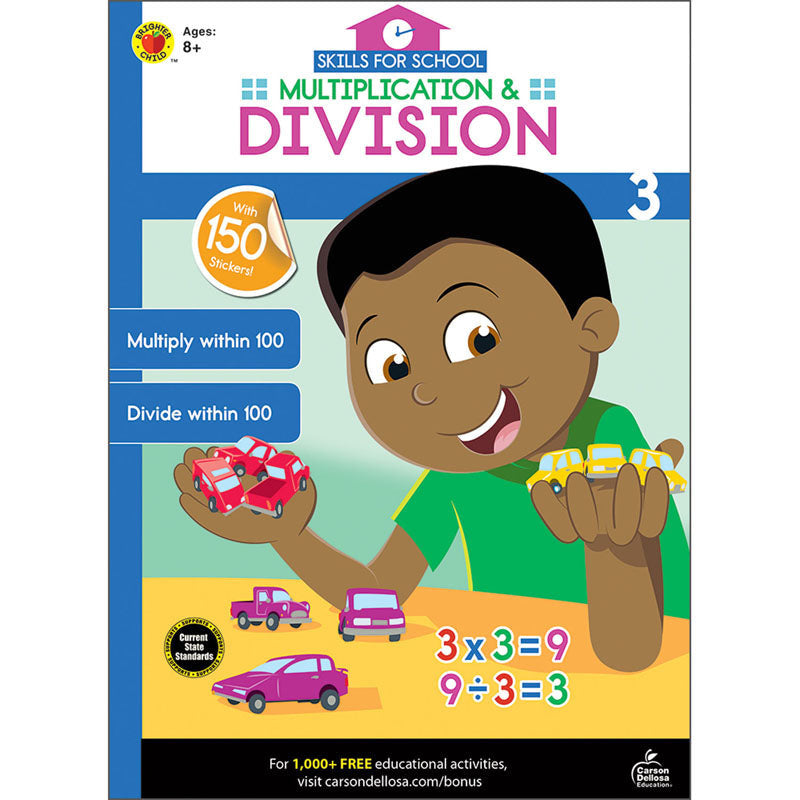 Multiplication & Division Activity Book | Grade 3