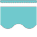 Light Turquoise Scalloped Border Trim
